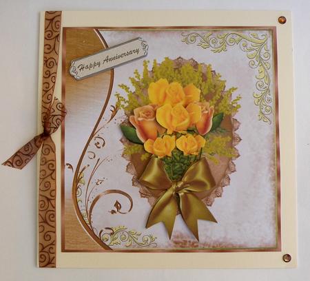 Beautiful Copper and Yellow Roses by Suzi Cooper