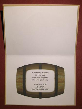 Barrel of Fun Blank Insert by Suzi Cooper