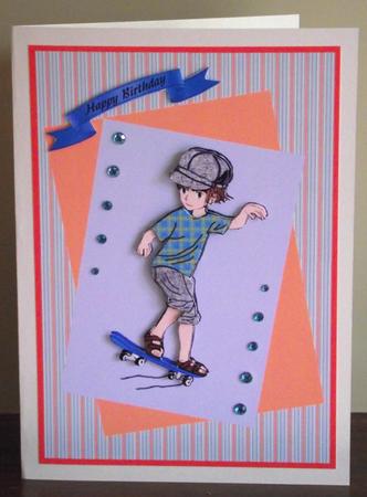 Skateboarder by Suzi Cooper