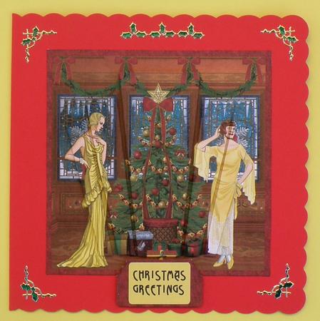 Art Deco Ladies by Xmas Tree by Suzi Cooper