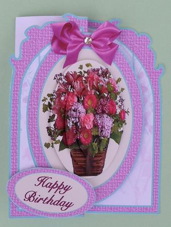 Flower Basket with Verse - Mini Kit by Suzi Cooper