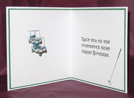 Golf Terms Insert by Suzi Cooper