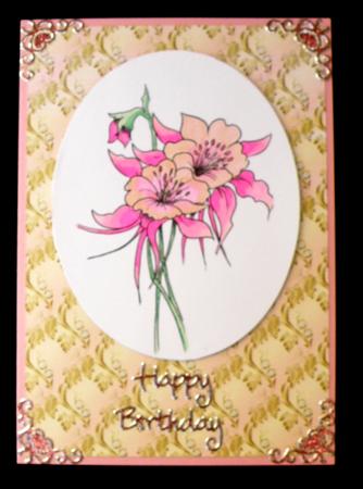 Golden Nature Backing Paper by Suzi Cooper