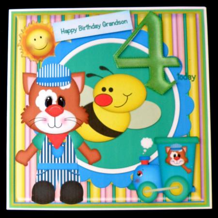 Bee Happy 4th Birthday by Suzi Cooper