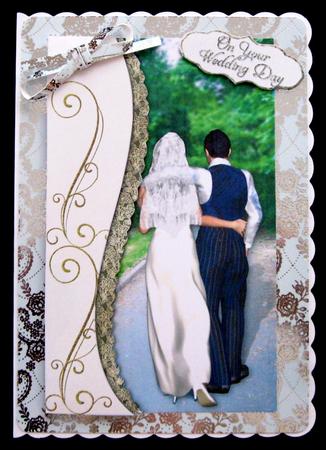 Wedding Couple Side Stacker by Suzi Cooper