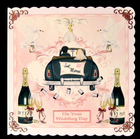 On your Wedding Day Decoupage Topper by Suzi Cooper