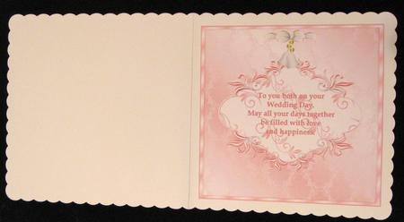 On your Wedding Day 8x8ins Insert by Suzi Cooper