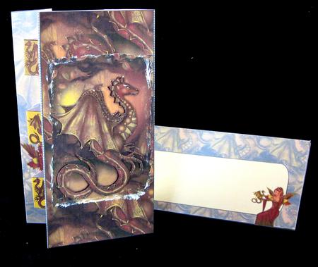 Double Pop Out Card - Here Be Dragons! by Suzi Cooper