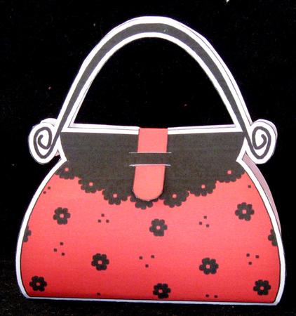 Ditsy Daisy Handbag Shaped Treat or Favour Box Mini Kit by Suzi Cooper