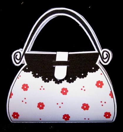 Ditsy Daisy Handbag Shaped Treat or Favour Box Mini Kit by Suzi Cooper