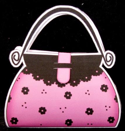 Ditsy Daisy Handbag Shaped Treat or Favour Box Mini Kit by Suzi Cooper