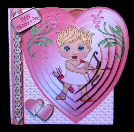 Pink Cupid Heart by Suzi Cooper
