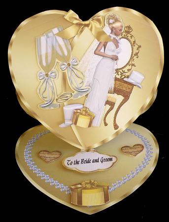 Wedding Day Heart Easel Mini Kit by Suzi Cooper