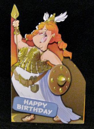 Opera Dudess Shaped Card by Suzi Cooper
