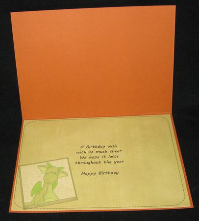 Rupert Dragon Framed Insert by Suzi Cooper