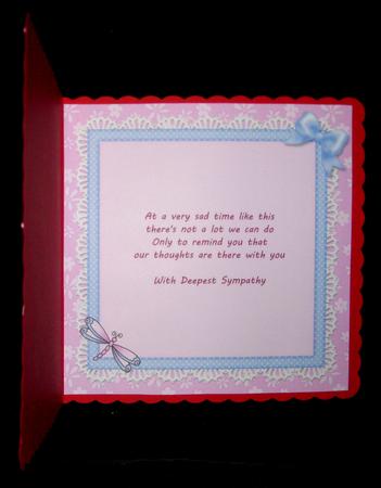 Dreamy Dragonflies Matching 8 x 8 Insert Panel and Greetings by Suzi Cooper