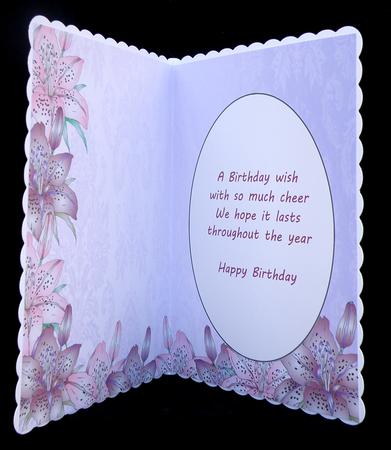 Pinks Lilies Insert by Suzi Cooper