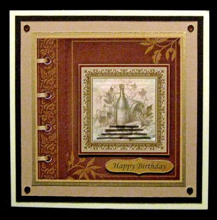 Aged to Perfection Wine Quick Card & Pyramage by Suzi Cooper