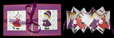Winter Girls Exploding Card by Suzi Cooper