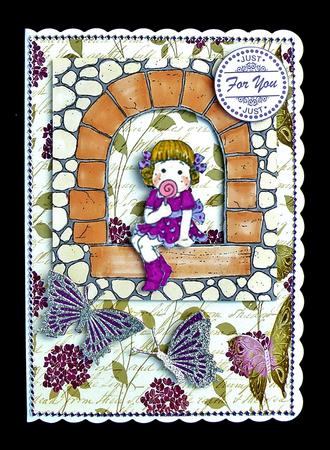 Vintage Floral Butterflies Paper by Suzi Cooper
