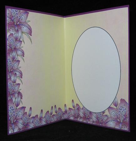 Purple Lilies Insert by Suzi Cooper