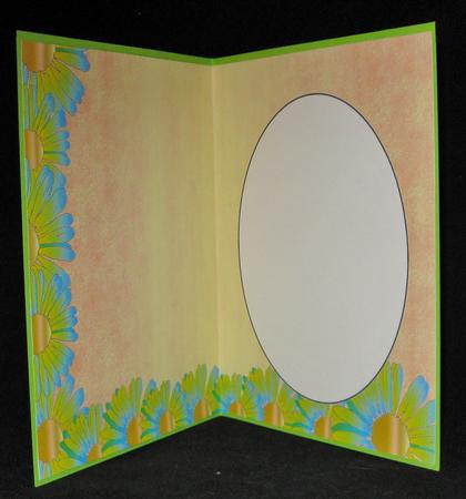 Yellow and Blue Daisy Insert by Suzi Cooper