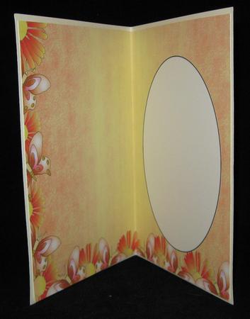 2 Tone Orange Daisy Insert 5 by Suzi Cooper