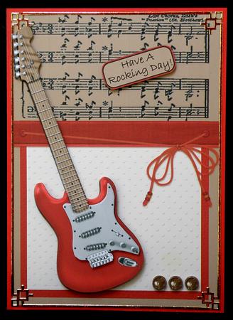 Musical Masculine Card by Suzi Cooper