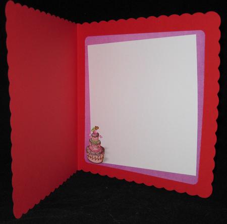 Birthday Cake Insert 8x8inch by Suzi Cooper