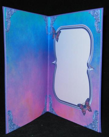 Purple Butterflies Insert by Suzi Cooper