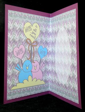 Love is All You Need Birdies Insert by Suzi Cooper