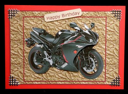 Black Motorbike by Suzi Cooper