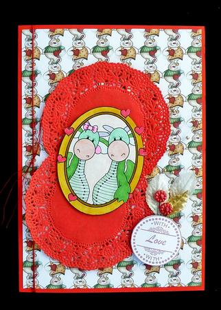 True Love - Female Female Stamp by Suzi Cooper