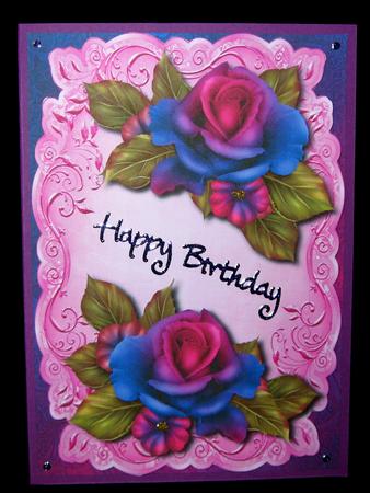 Beautiful Roses Topper & Plaque by Suzi Cooper