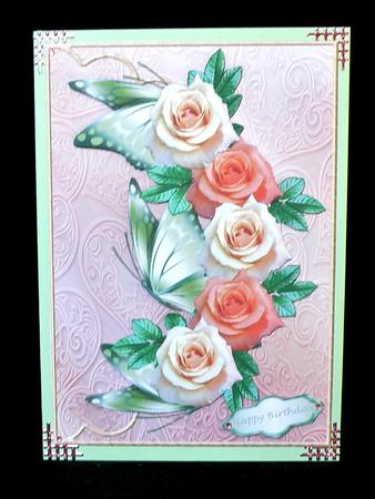 Envelop Classic Roses and Butterflies by Suzi Cooper