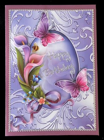 Stunning Calla Lily on a Shimmering Swirl Frame by Suzi Cooper