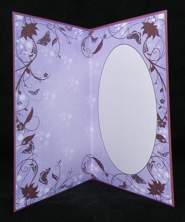 Lilac Floral Butterfly Insert by Suzi Cooper