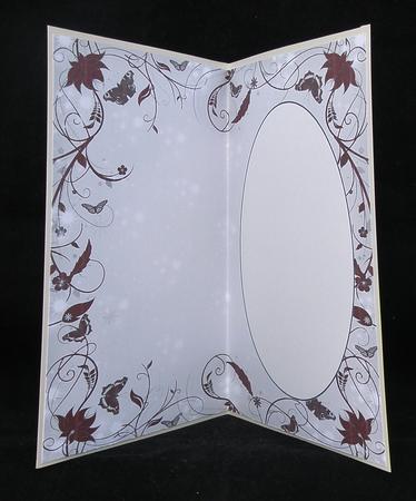 Silver Floral Butterfly Insert by Suzi Cooper