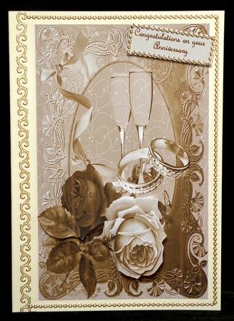 Wedding Anniversary Card Front by Suzi Cooper