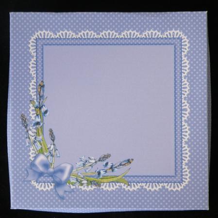 Bluebells 6 x 6 Square Card Box Mini Kit by Suzi Cooper