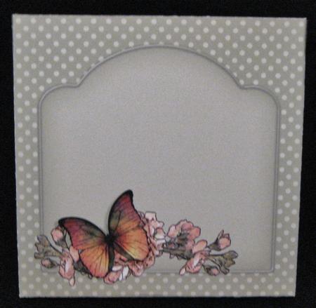 Butterfly & Flowers 5.5 x 5.5 Square Card Box Mini Kit by Suzi Cooper