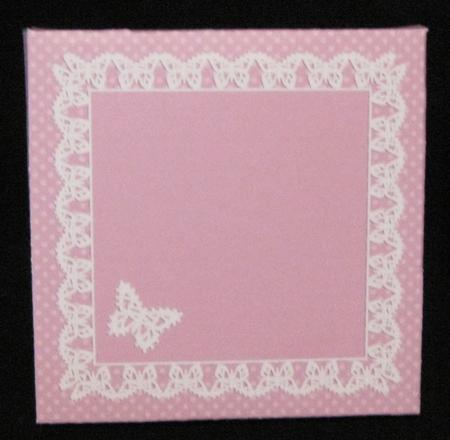 Butterfly & Lace 4 x 4 Square Card Box Mini Kit by Suzi Cooper