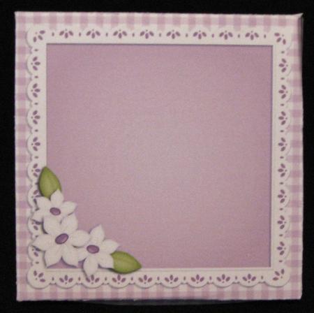 Gingham & Lace 4 x 4 Square Card Box Mini Kit by Suzi Cooper
