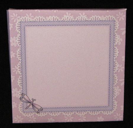 Dragonflies & Lace 5 x 5 Square Card Box Mini Kit by Suzi Cooper