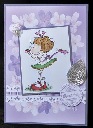 Crafty Bob's Sassy Cheryl Single: Sally Kisses a Ladybug by Suzi Cooper