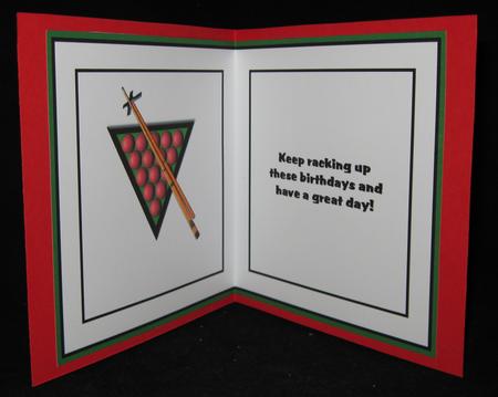 Snooker Terms Insert by Suzi Cooper