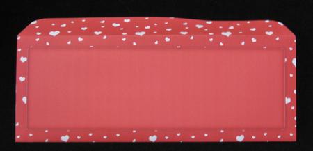 10 Mini Dl (80 x 215mm) Romantic Hearts Envelope Kit by Suzi Cooper