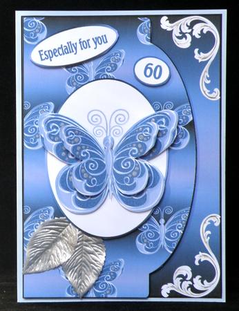 Butterfly Beauty Blue by Suzi Cooper
