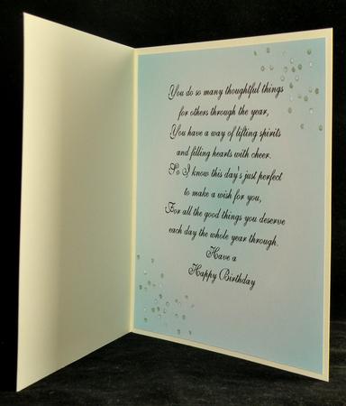 8 Inch Insert - General Birthday by Suzi Cooper