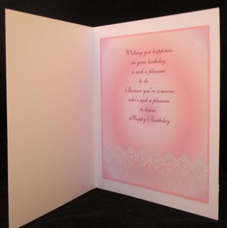 8 Inch Insert - Female Birthday 5 by Suzi Cooper